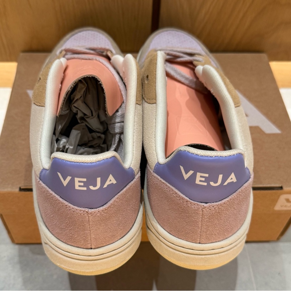 • VEJA • V-10 SUEDE MULTICO PEACH • NEW NWT - Picture 8 of 11